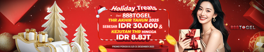 888togel Promo THR Akhir Tahun 2025 Sebesar IDR 30.000  & Kejutan THR Hingga IDR 8.8JT
